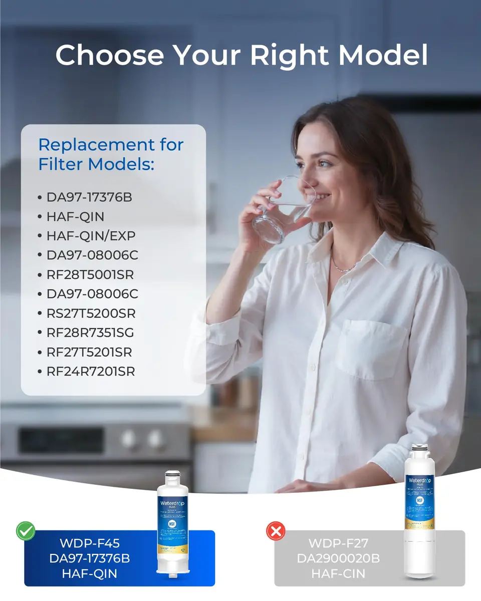 Waterdrop Plus WDP-F45 Water Filter 3 Pack | NSF/ANSI 401&53&372 Certified - view 2