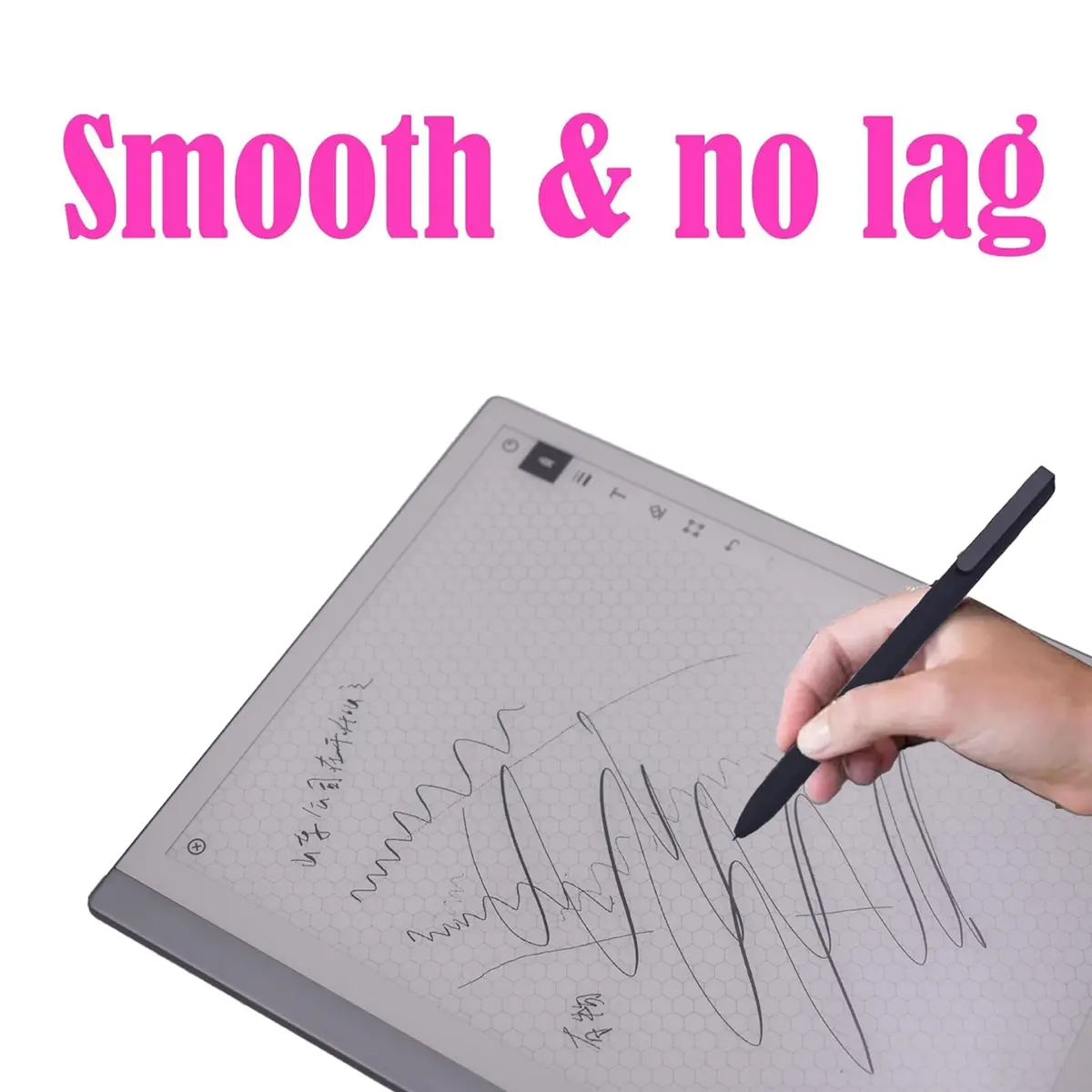 Alovexiong Stylus Pen for Remarkable 2 | Palm Rejection, 4096 Pressure Levels, Includes Tips - view 3