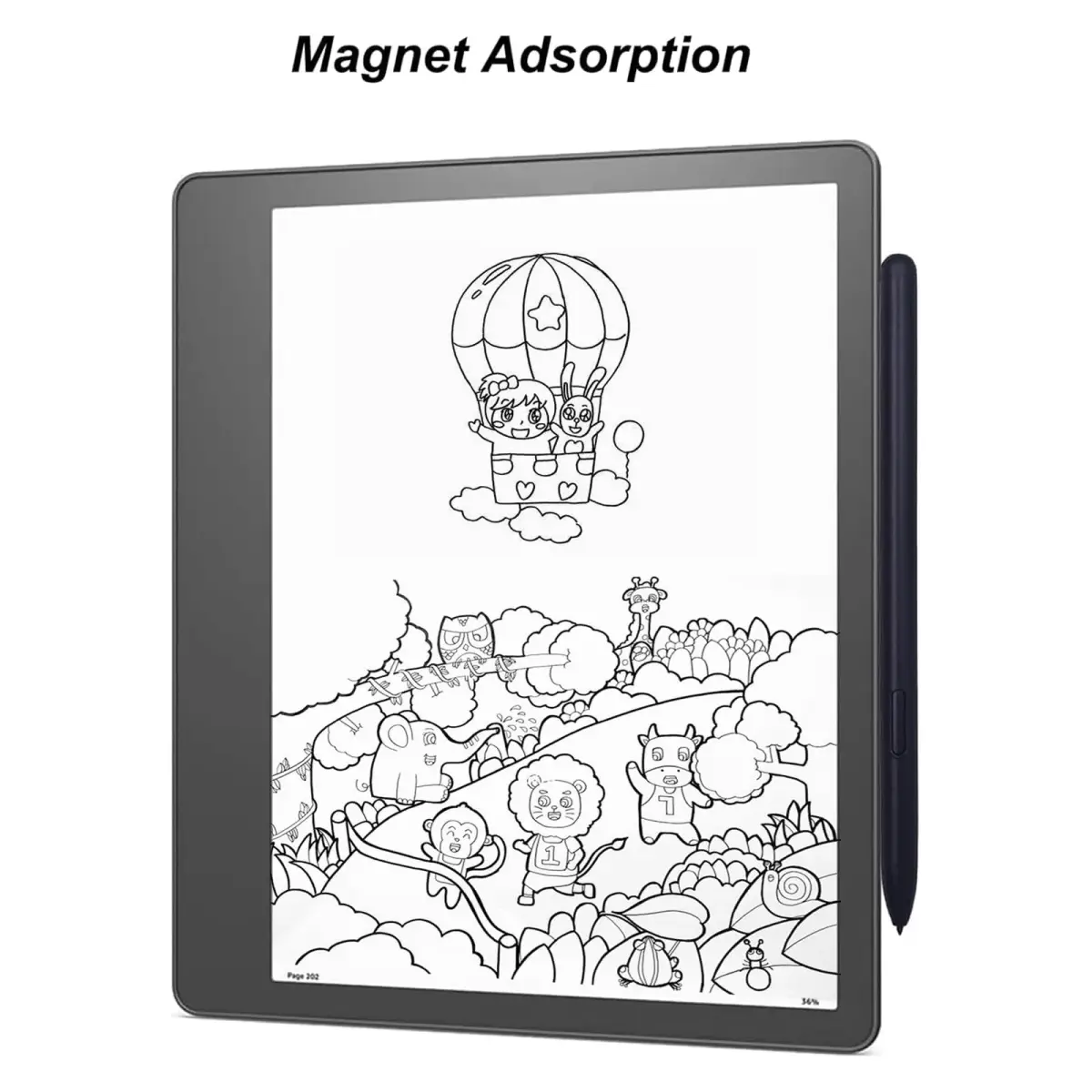 Mingxiong Stylus Pen for Kindle Scribe | 4096 Pressure Levels, Black - view 5