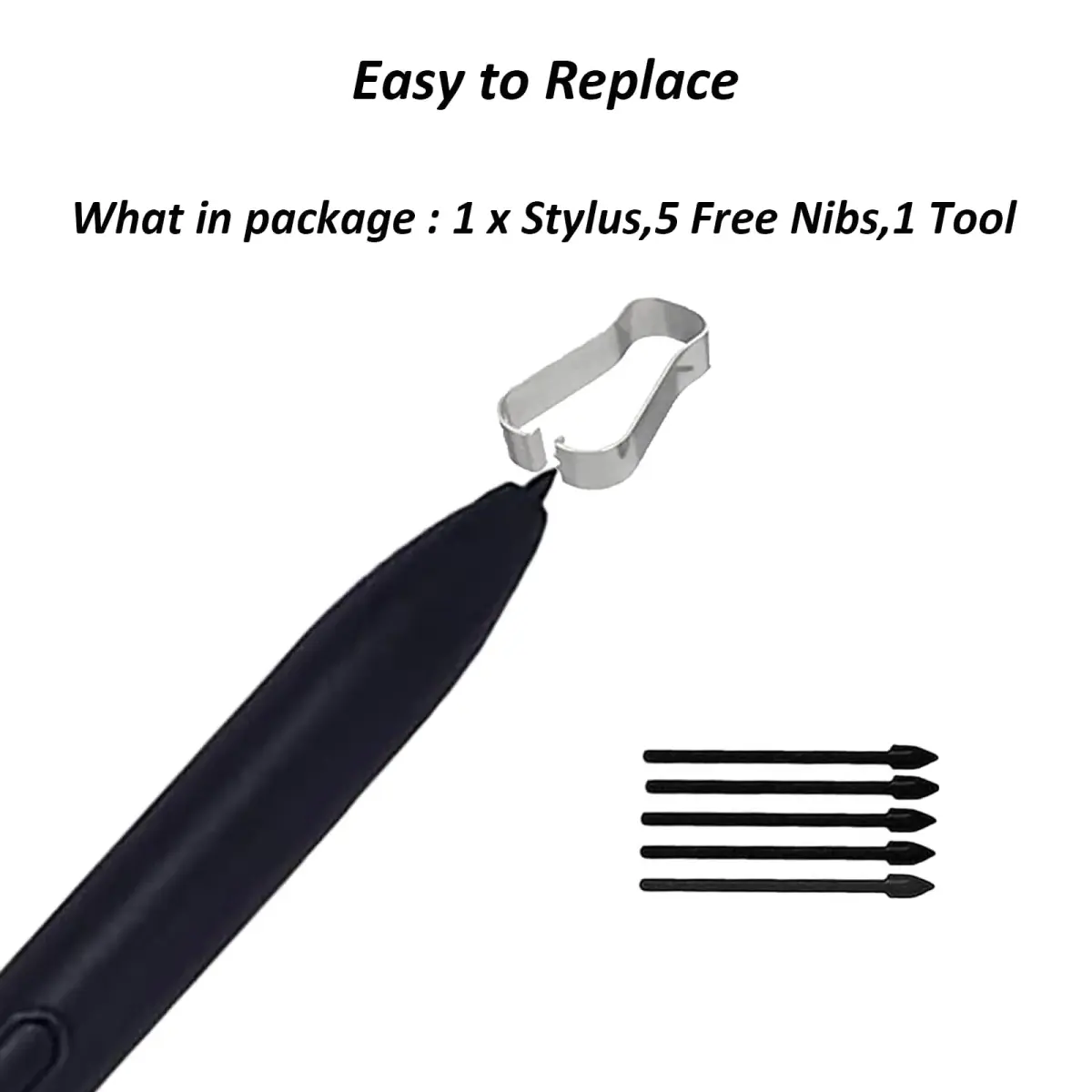 Mingxiong Stylus Pen for Kindle Scribe | 4096 Pressure Levels, Black - view 6