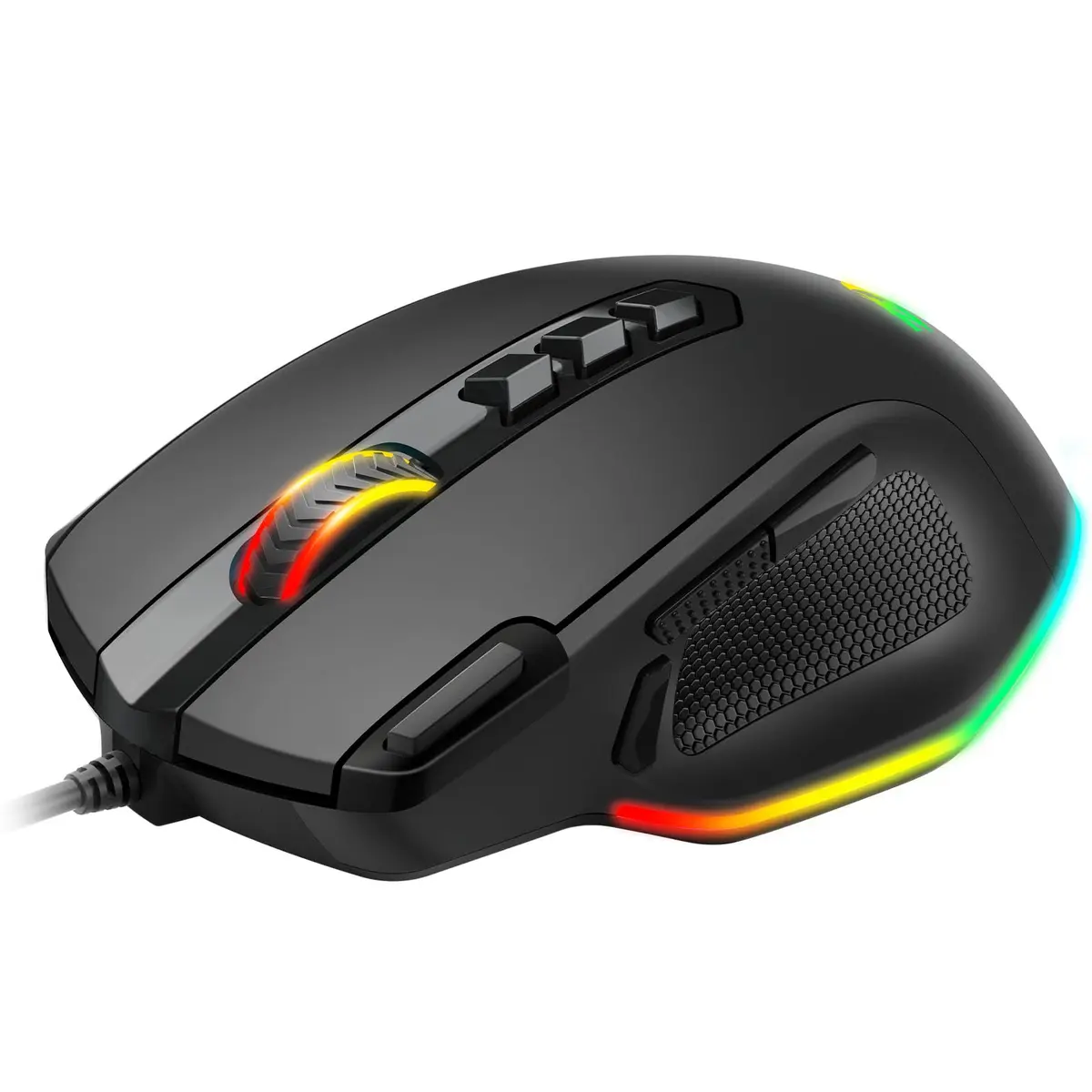 Redragon M614 Wired Gaming Mouse | Up to 8000 DPI, RGB Backlit, 11 Programmable Buttons, Ergonomic Design - view 8