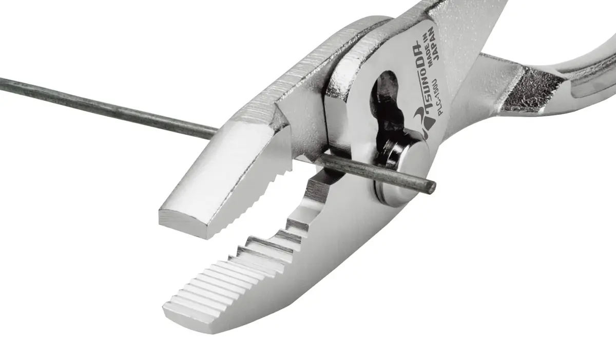 Tsunoda PLC-150U, Wide-Contact Slip Joint Pliers, 6-Inch | Heavy-Duty Japan-Made Hand Tool - view 3