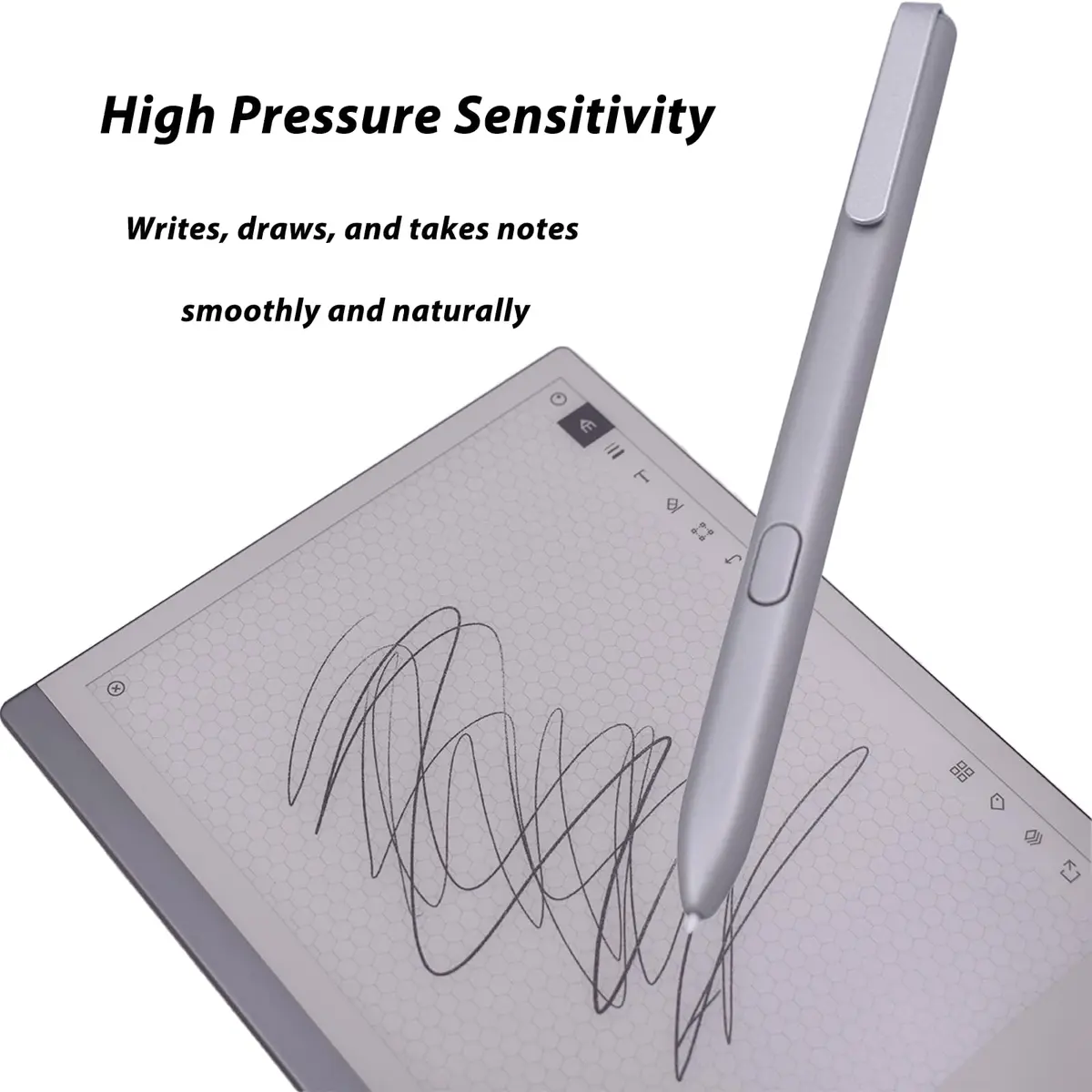 Mingxiong Stylus Pen for Remarkable 2/1 Tablet Notebook, Silver | Authentic Input Pen - view 4