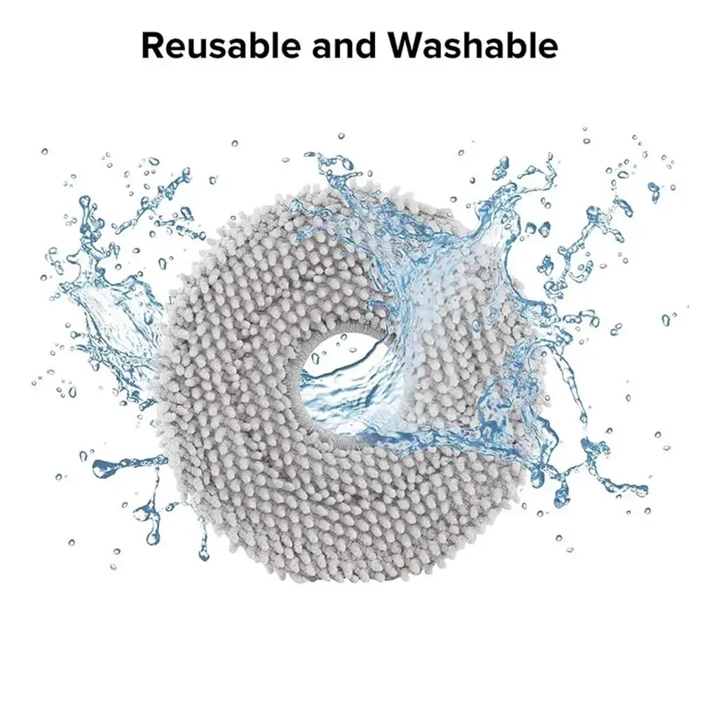 Electropan 10pcs Microfiber Mop Pads for Ecovacs Deebot X1 Omni/T20 Omni/X2 Omni/T30S/Yeedi M12 Pro+ Robot Vacuums - view 6
