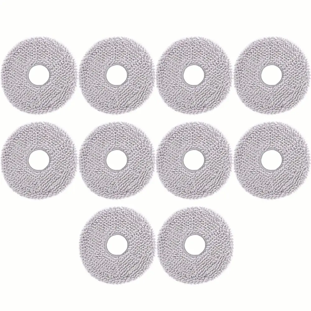 Electropan 10pcs Microfiber Mop Pads for Ecovacs Deebot X1 Omni/T20 Omni/X2 Omni/T30S/Yeedi M12 Pro+ Robot Vacuums - main product image