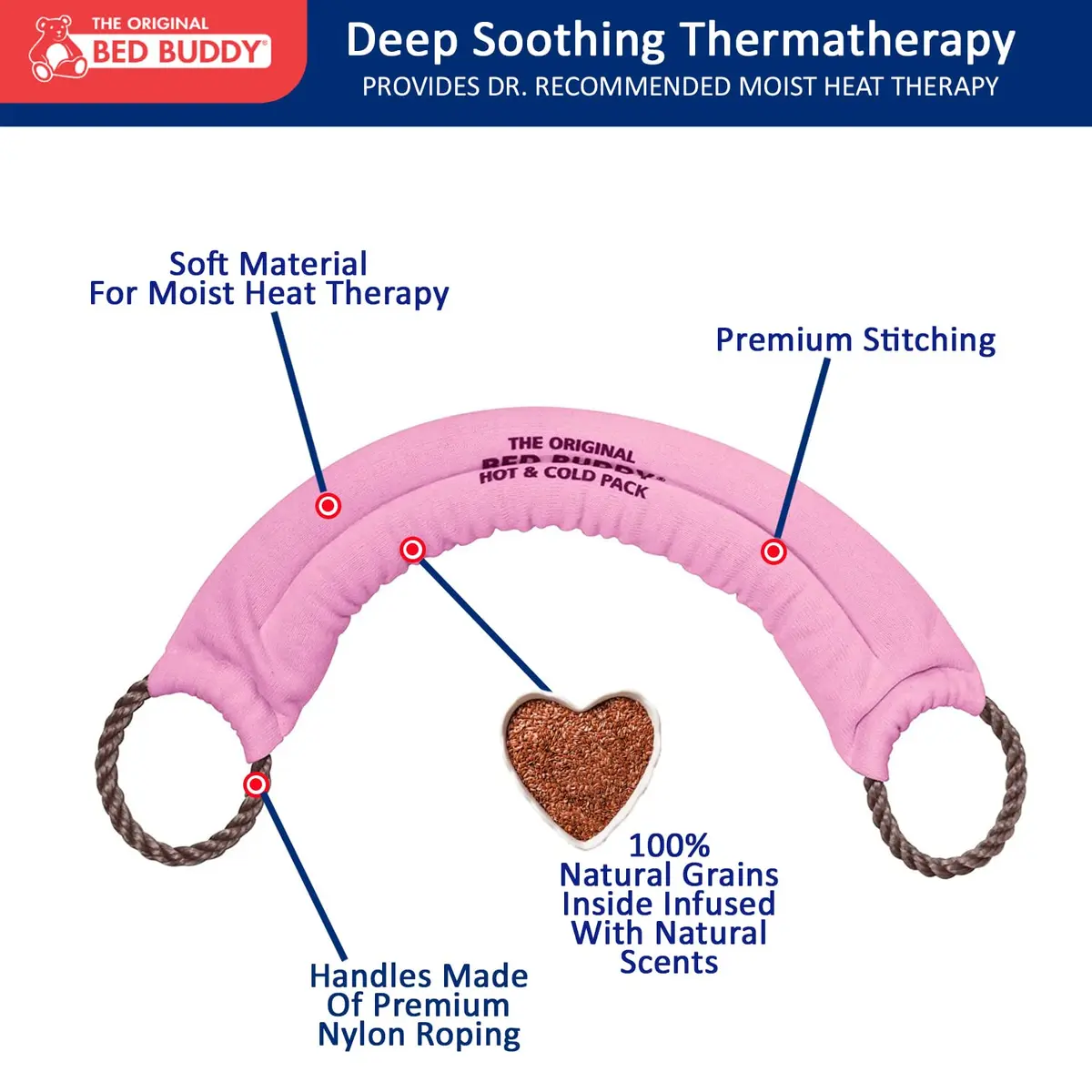Bed Buddy Hot and Cold Neck Wrap 2 Pack | Moist Heat & Cold Therapy for Neck & Muscles - view 2