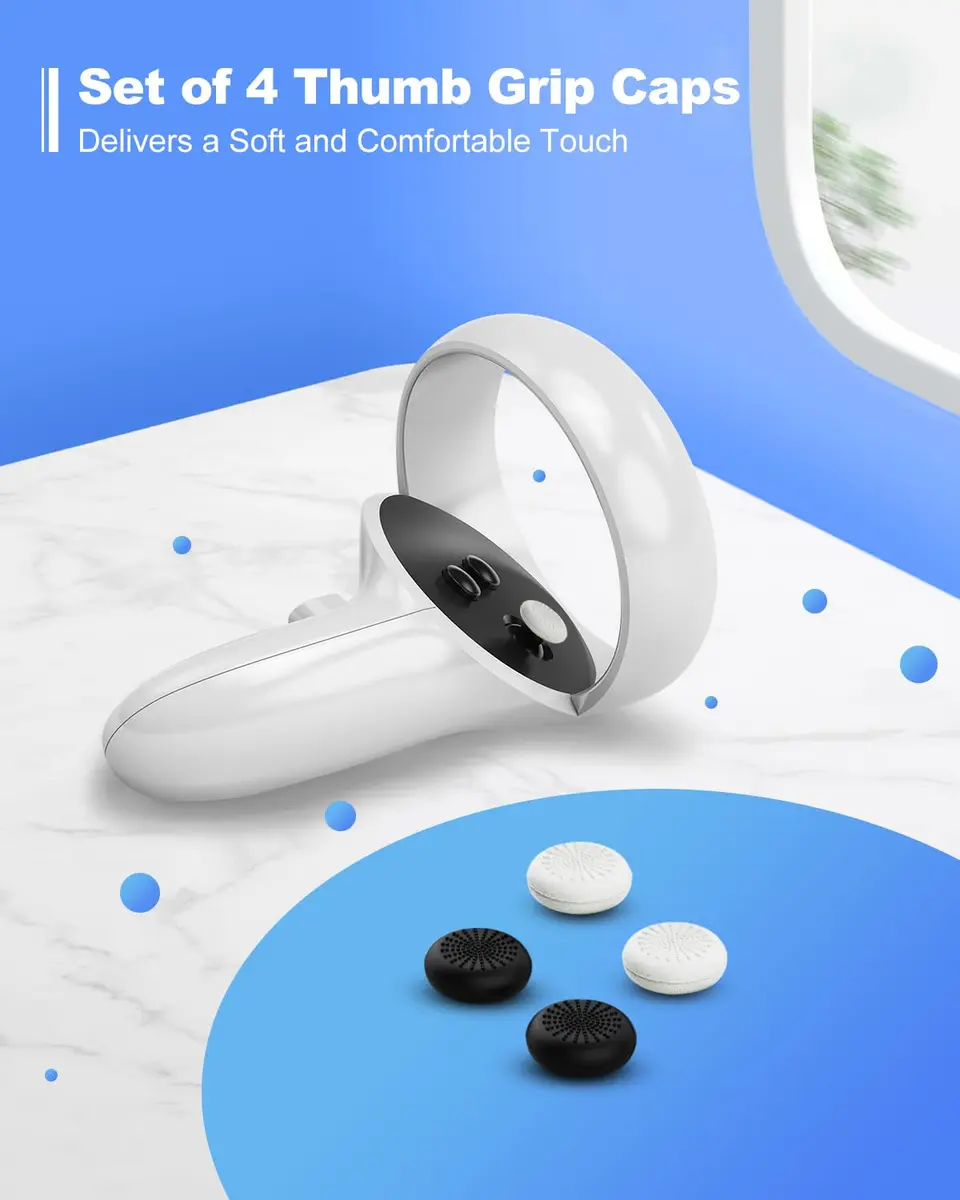OLCLSS Joystick Replacement Kit for Oculus Quest 2/3 Controllers | 13-in-1 Repair Set - view 6