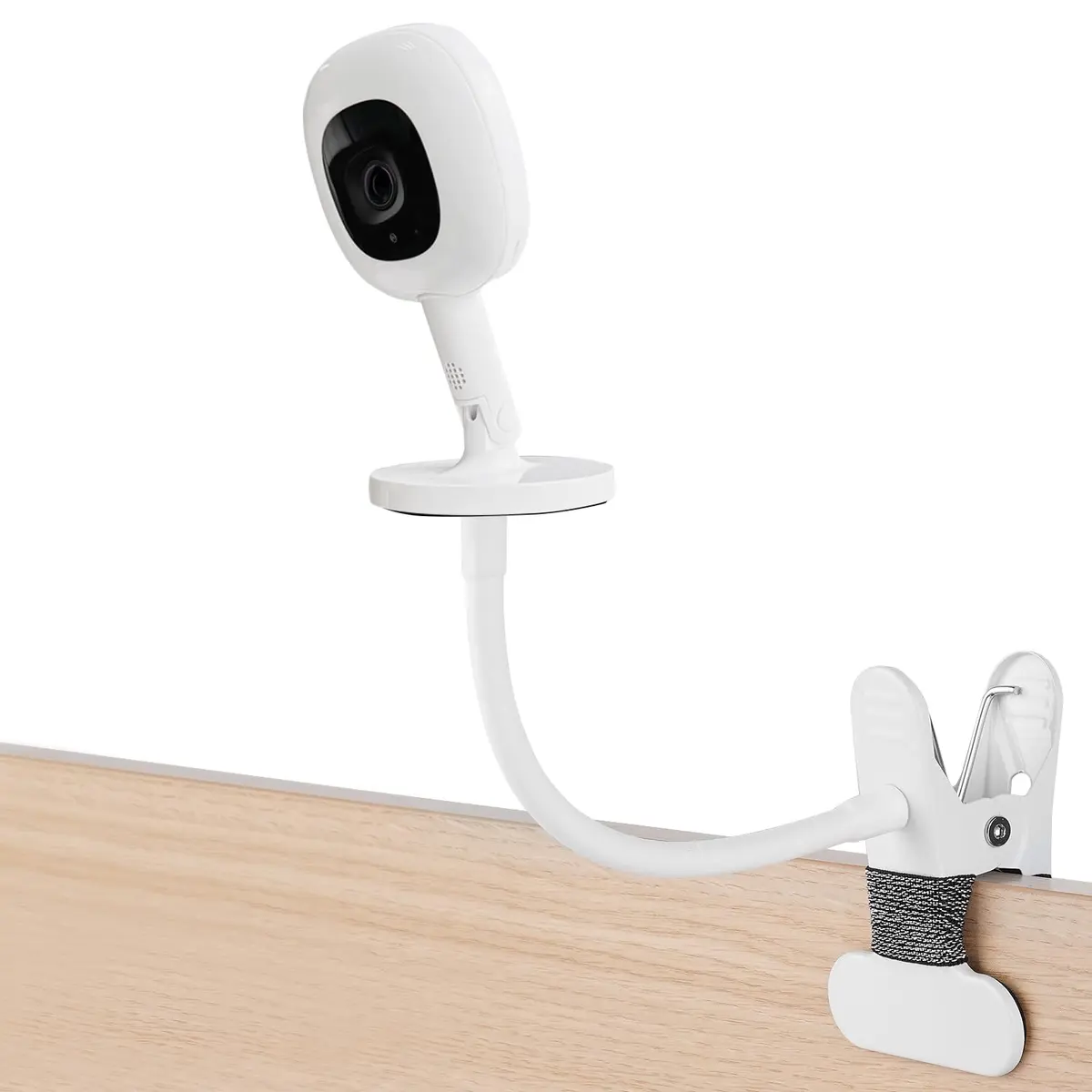 iTODOS Baby Monitor Mount Compatible with Nanit Pro & Flex Stand 8in Flexible Arm | Portable & Sturdy - main product image