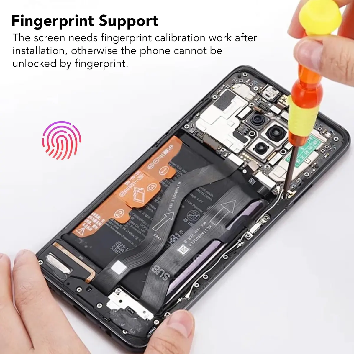 Diyeeni Velvet 5G G9 Screen Replacement 6.8in | 3D Touch Digitizer with Fingerprint - view 5