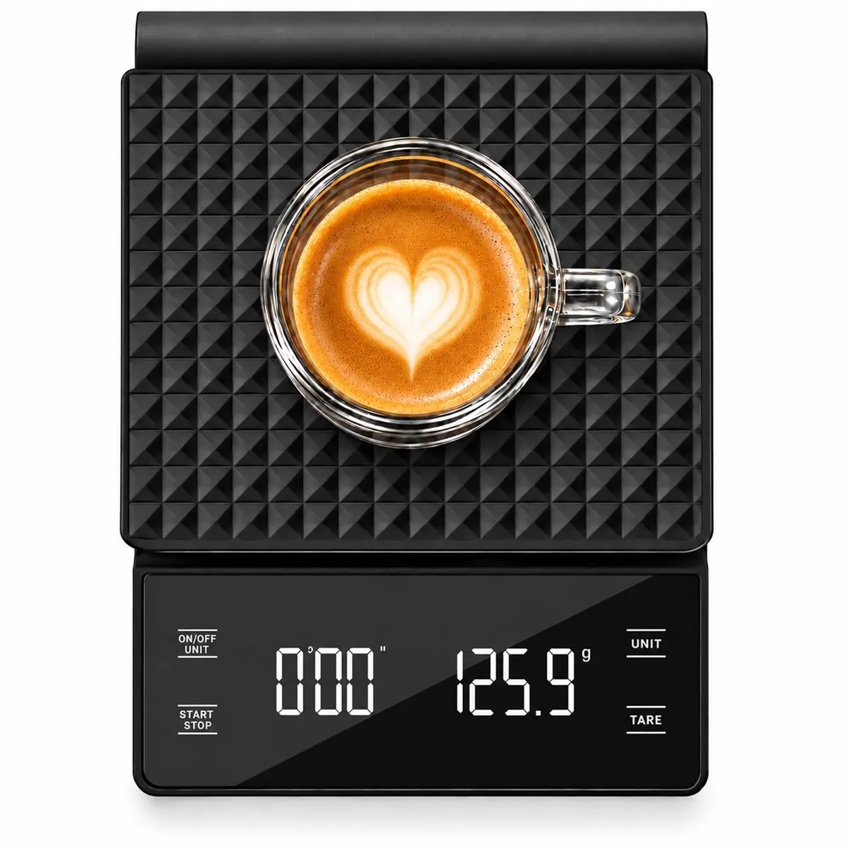 Nkove Digital Coffee Scale with Timer, 0.1g Precision, 3kg Capacity | Compact & Accurate for Home & Cafe - main product image