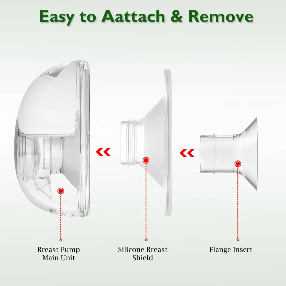 IVARONAL Flange Inserts 21mm | Compatible with Most Breast Pumps, Reduce 24mm Tunnel, Food-Grade Silicone, 6PCS - view 6