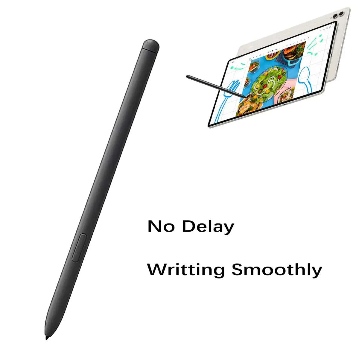 Peixiong Galaxy Tab S9 Stylus Pen (Bluetooth) Replacement Black | 0.7mm Pressure Sensor, Compatible with Samsung Galaxy Tab S9/S9 Plus/S9 Ultra - view 5