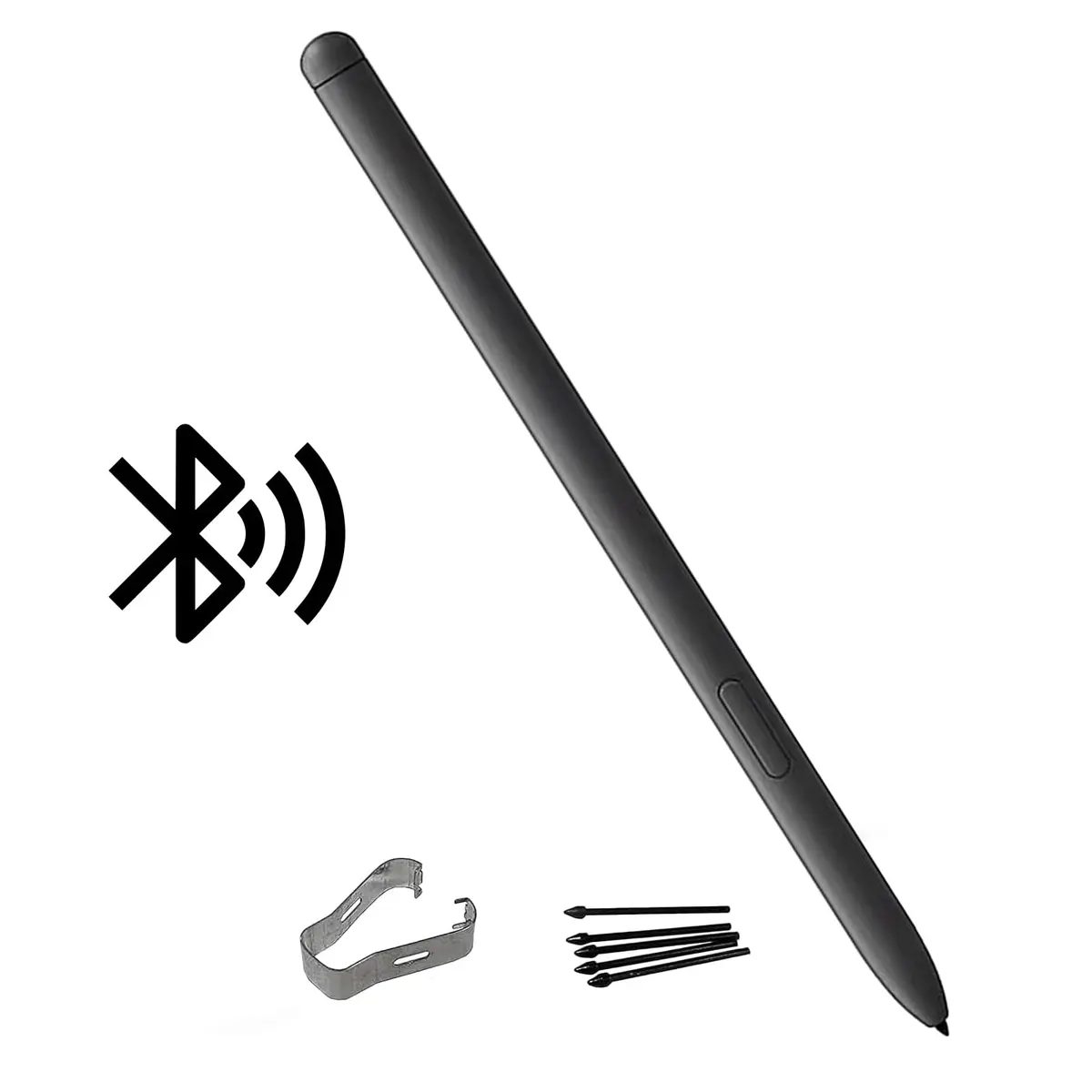 Dakexiong Galaxy S9 Ultra S Pen Replacement for Samsung Galaxy Tab S9 Plus Stylus Pen with Bluetooth (Black) + 5 Tips - main product image