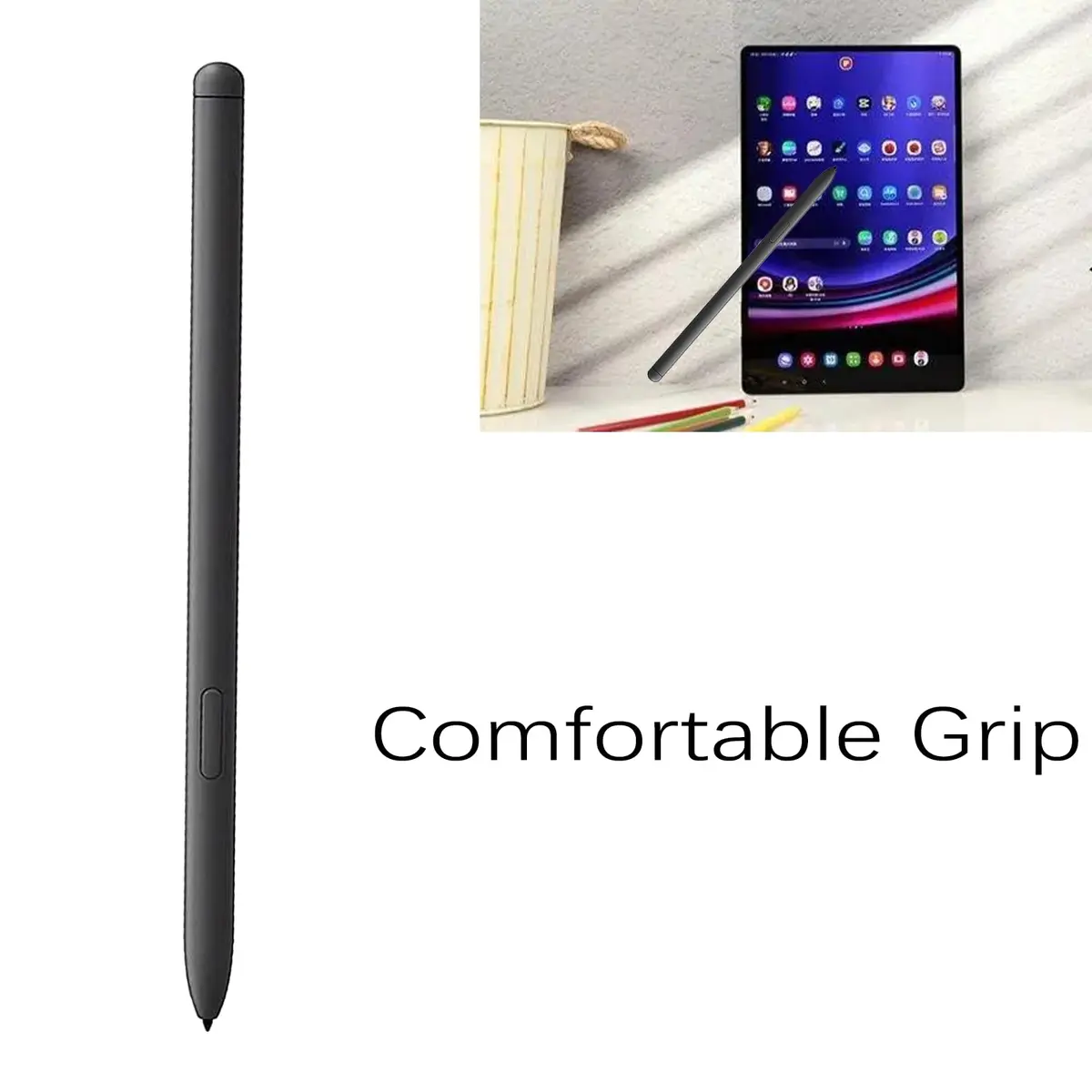 Dakexiong Galaxy S9 Ultra S Pen Replacement for Samsung Galaxy Tab S9 Plus Stylus Pen with Bluetooth (Black) + 5 Tips - view 3