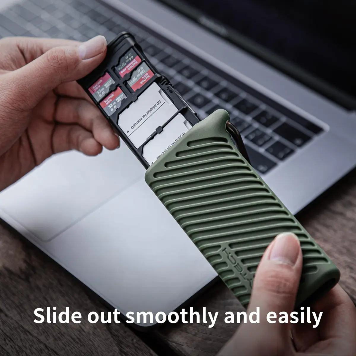 PGYTECH SD Card Reader USB 3.1 Micro SD 4.0 Card Case, Memory Card Reader | Ultra-Speed Data Transfer, IP54 Waterproof, Type-C Compatible - view 5