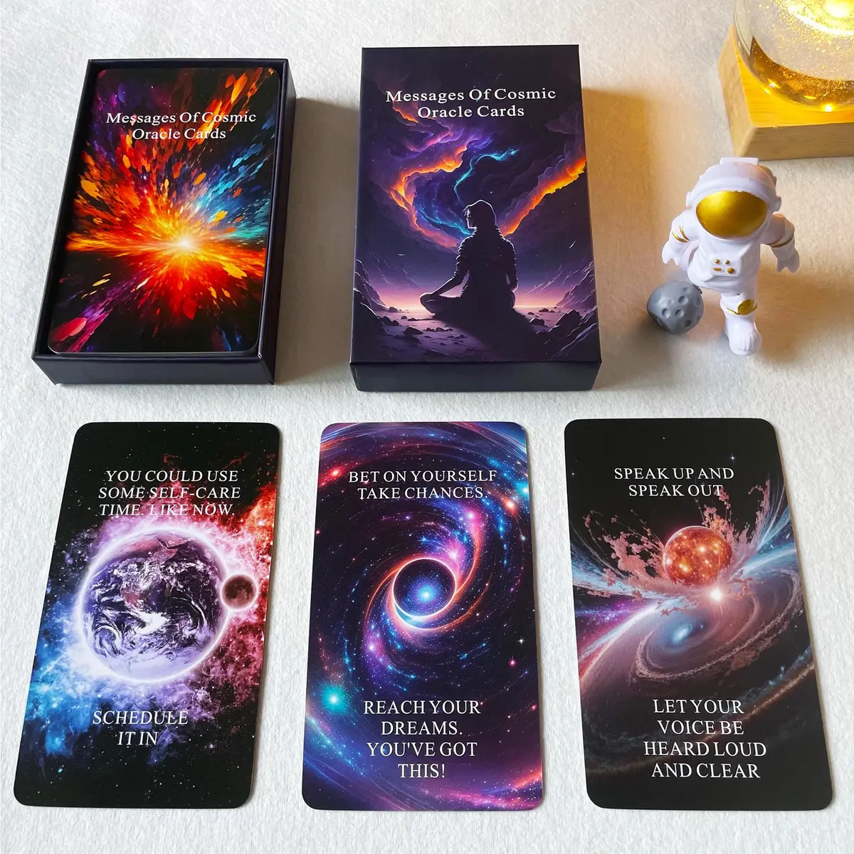 Qcsdckot Higher Self Messages Oracle Deck, Cosmic Oracle Cards, Positive Affirmations Cards Help You Create Your Best Life - view 7
