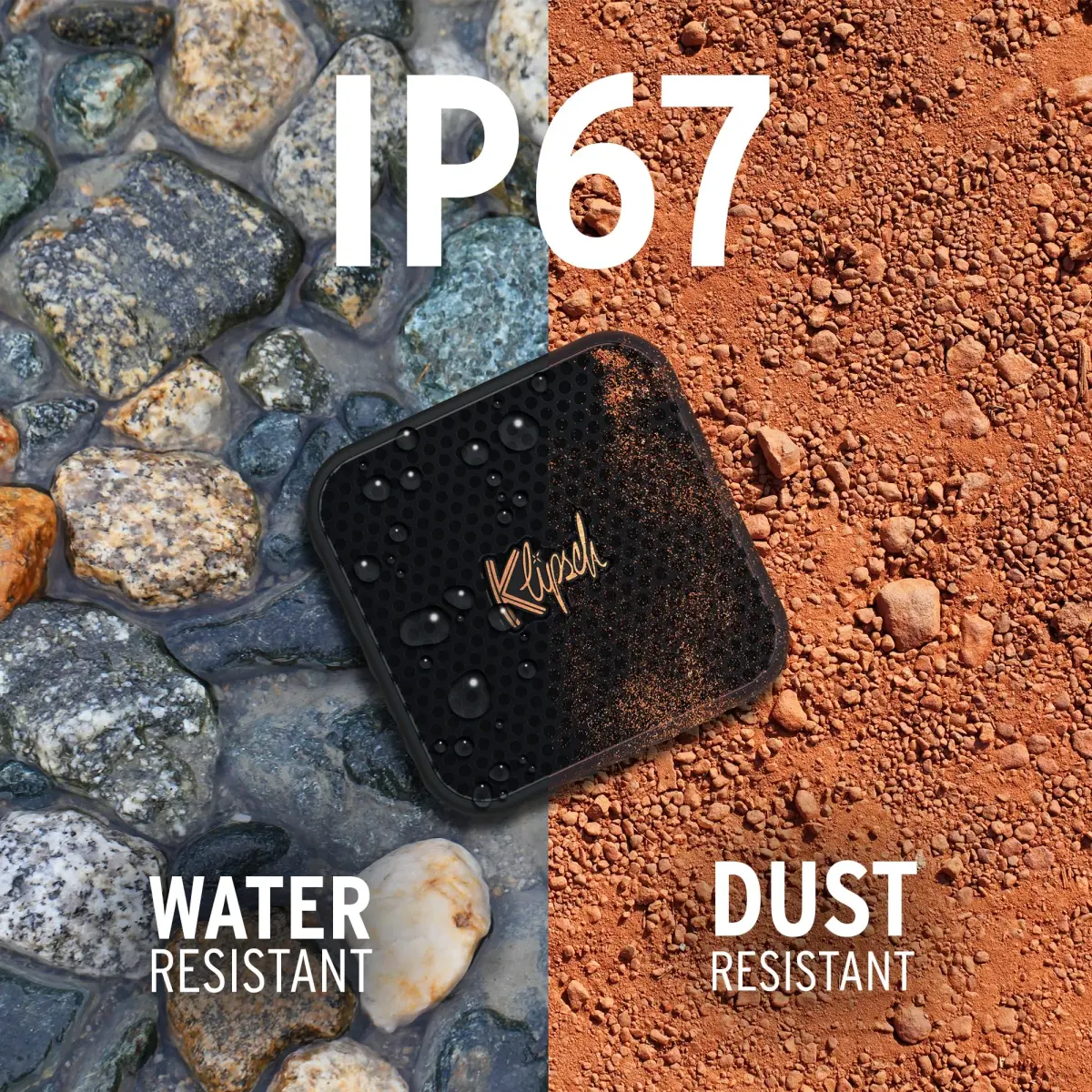 Klipsch The Austin Portable Bluetooth Speaker 10.5 cm (4.13"W) | IP67 Waterproof, 12-Hour Battery - view 5