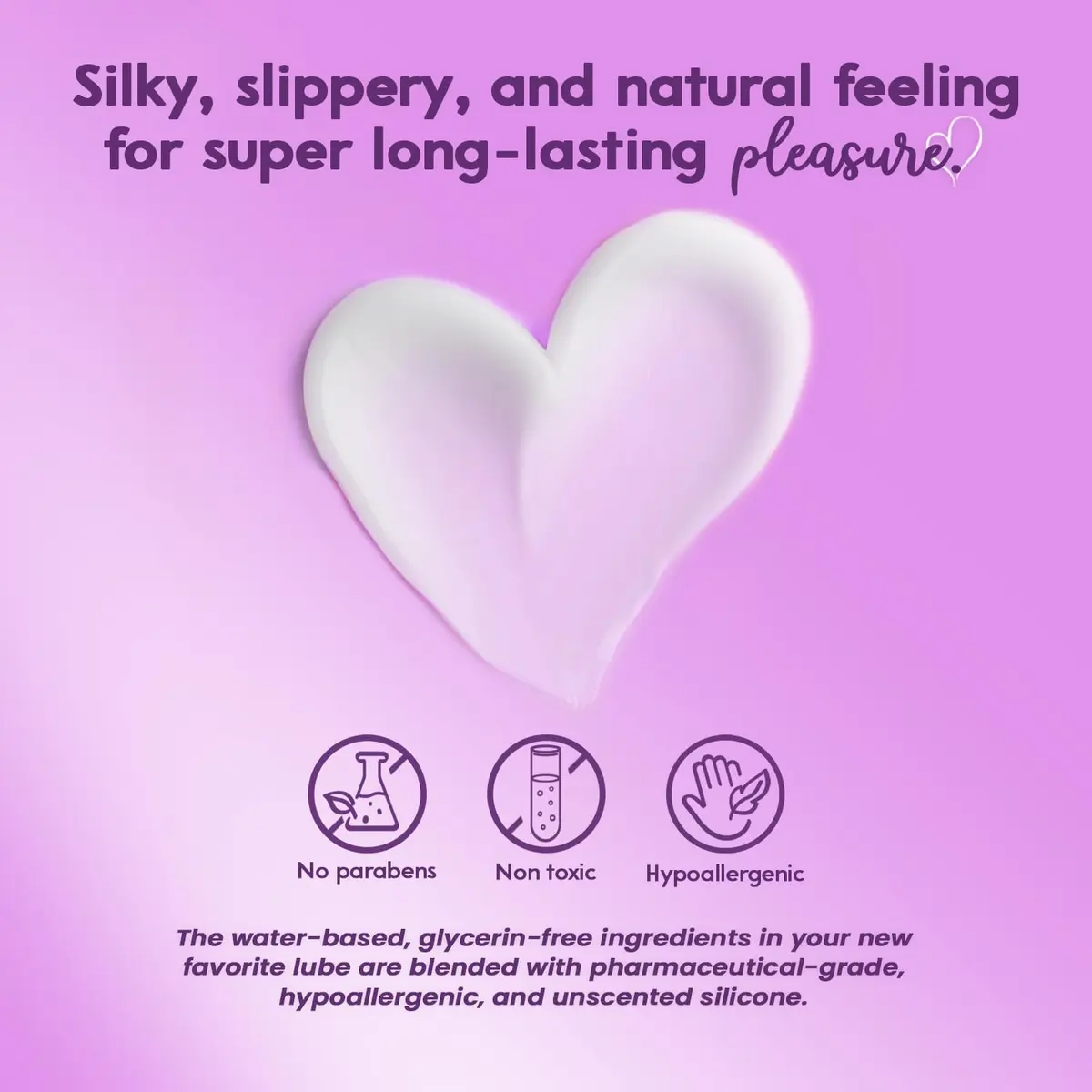 Sliquid Silk Hybrid Intimate Lubricant 59ml (2 Fl Oz) | Natural Feeling Long-Lasting Glide - view 3