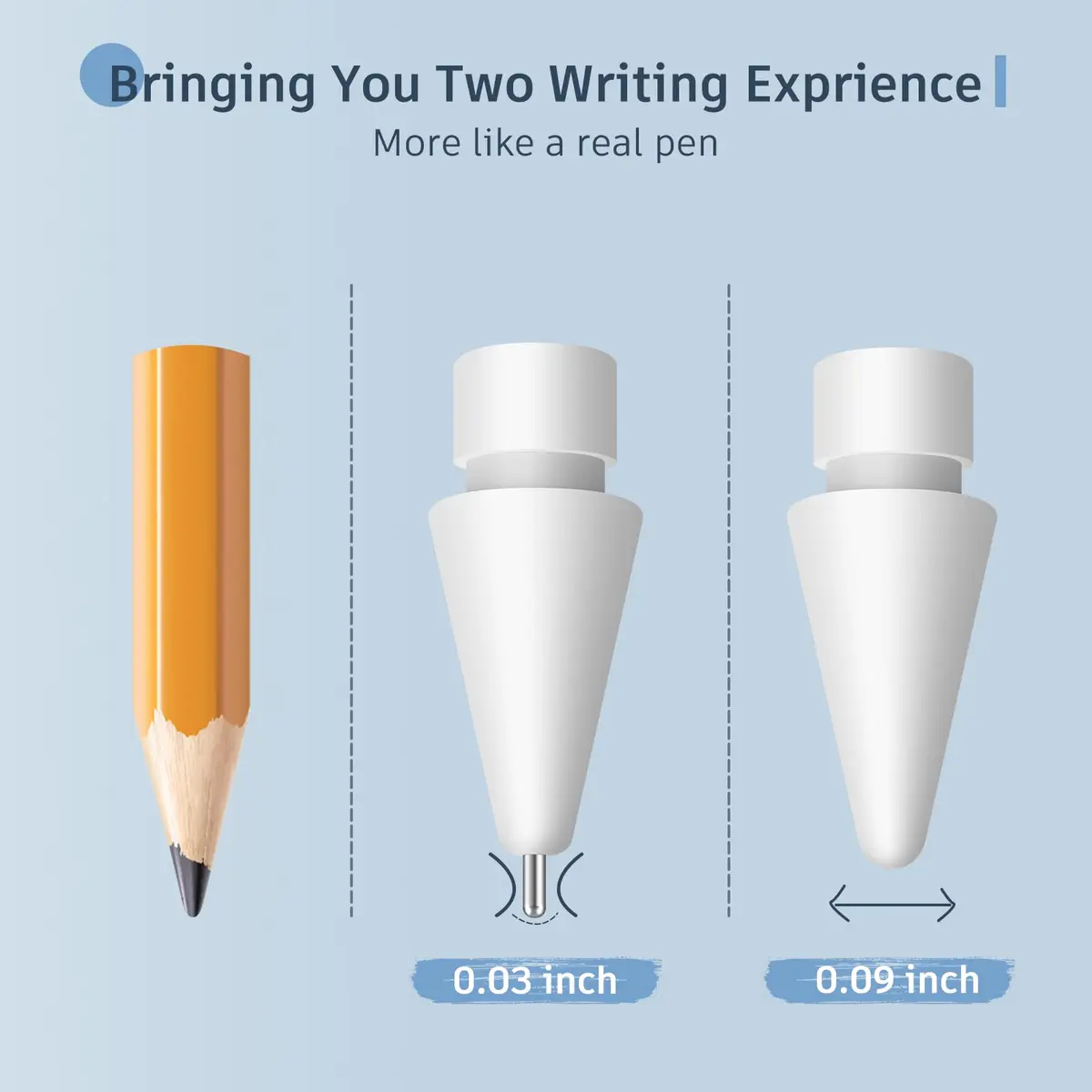 MEKO Replacement Pencil Tips for Apple Pencil 1st/2nd Gen | Precise, Wear-Resistant - view 3