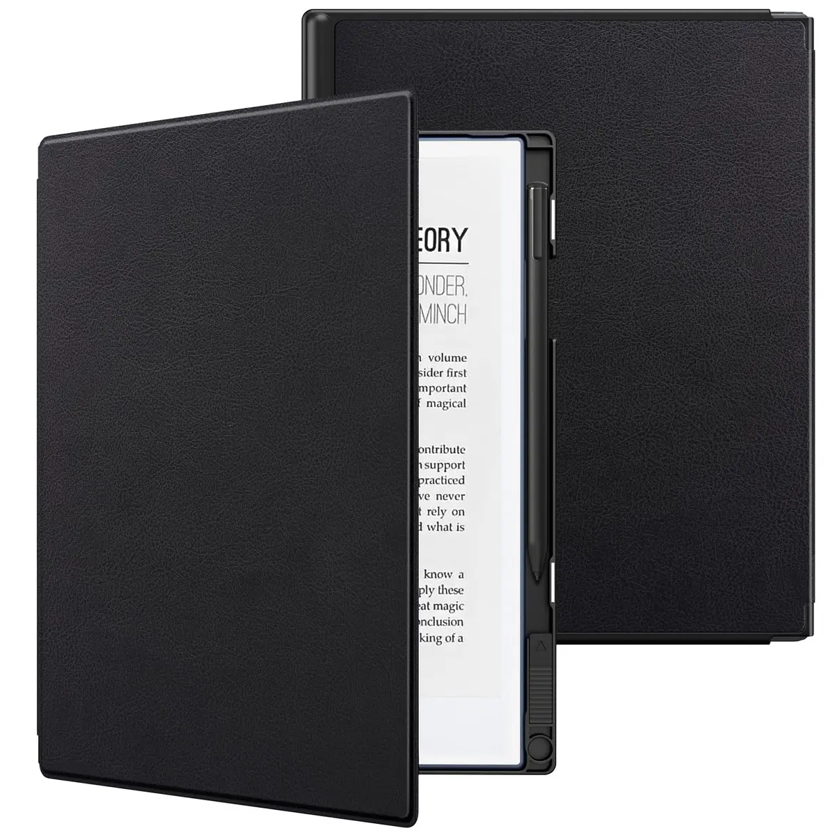 TiMOVO Black Case for Remarkable 2 10.3" (26.16 cm) with Pen Slot | Protective Folio Cover for 2020 Tablet - main product image