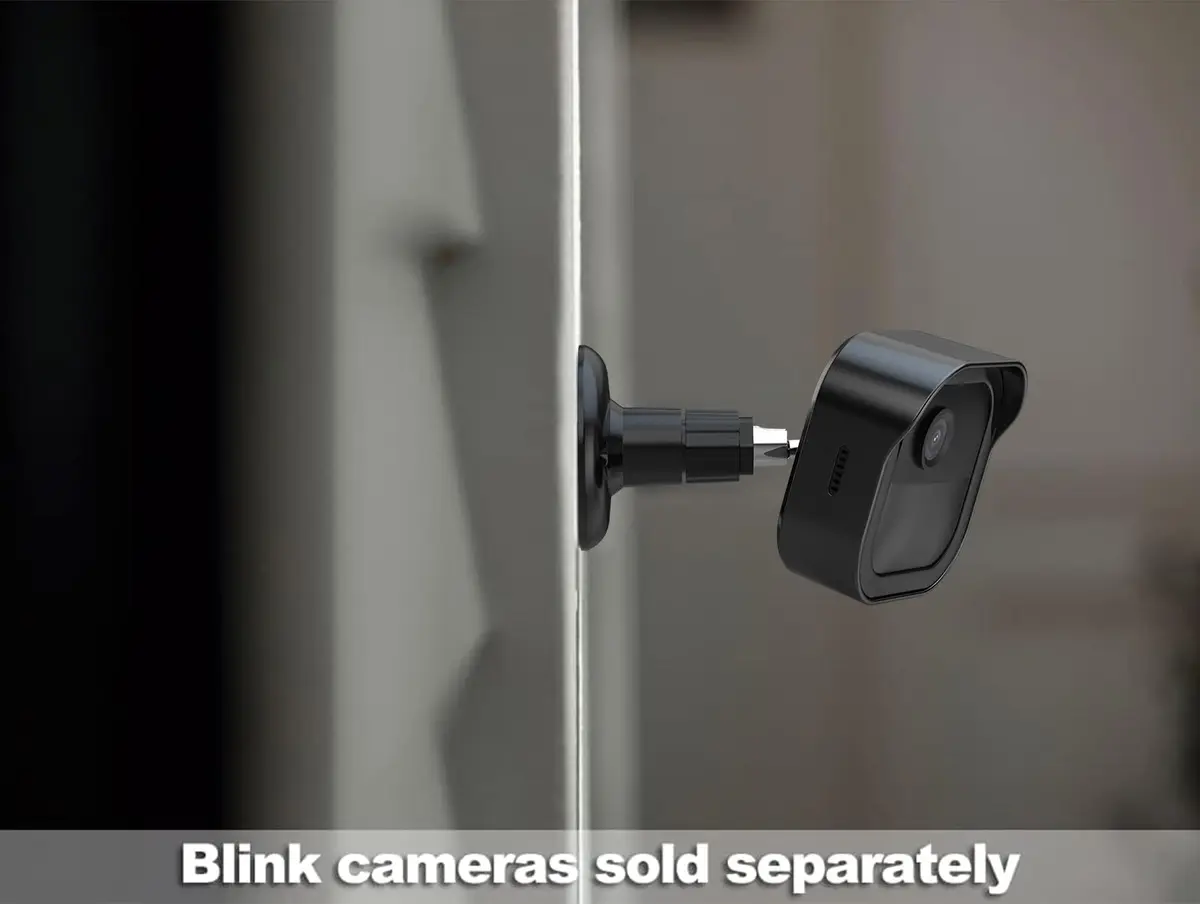 Pefecon Blink Outdoor Camera Mount, 2-Pack Black | 360° Swivel & 90° Tilt for Blink Outdoor 4/2K+/3rd Gen - view 3