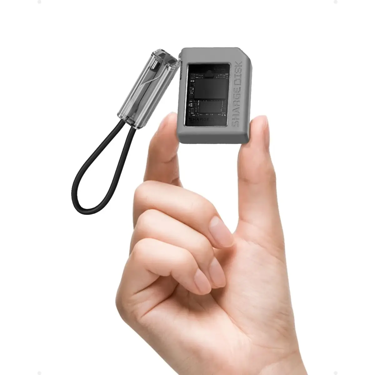 SHARGE Disk M.2 NVMe SSD Enclosure with Active Cooling System, 10Gbps USB C 3.2 Gen2, 2TB Capacity - main product image