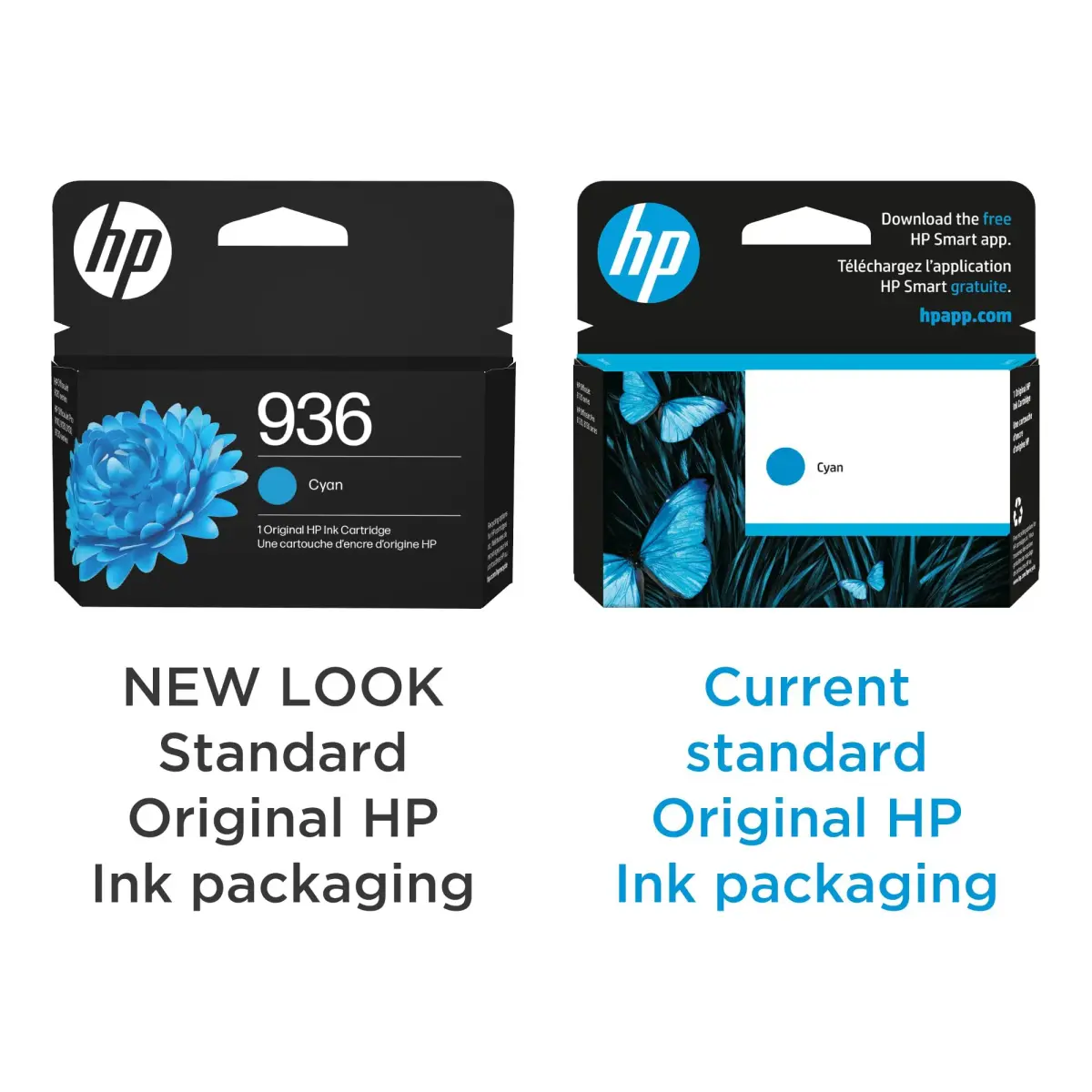 HP 936 Cyan Original Ink Cartridge | 800 Pages Yield | Fade-Resistant Prints - view 3