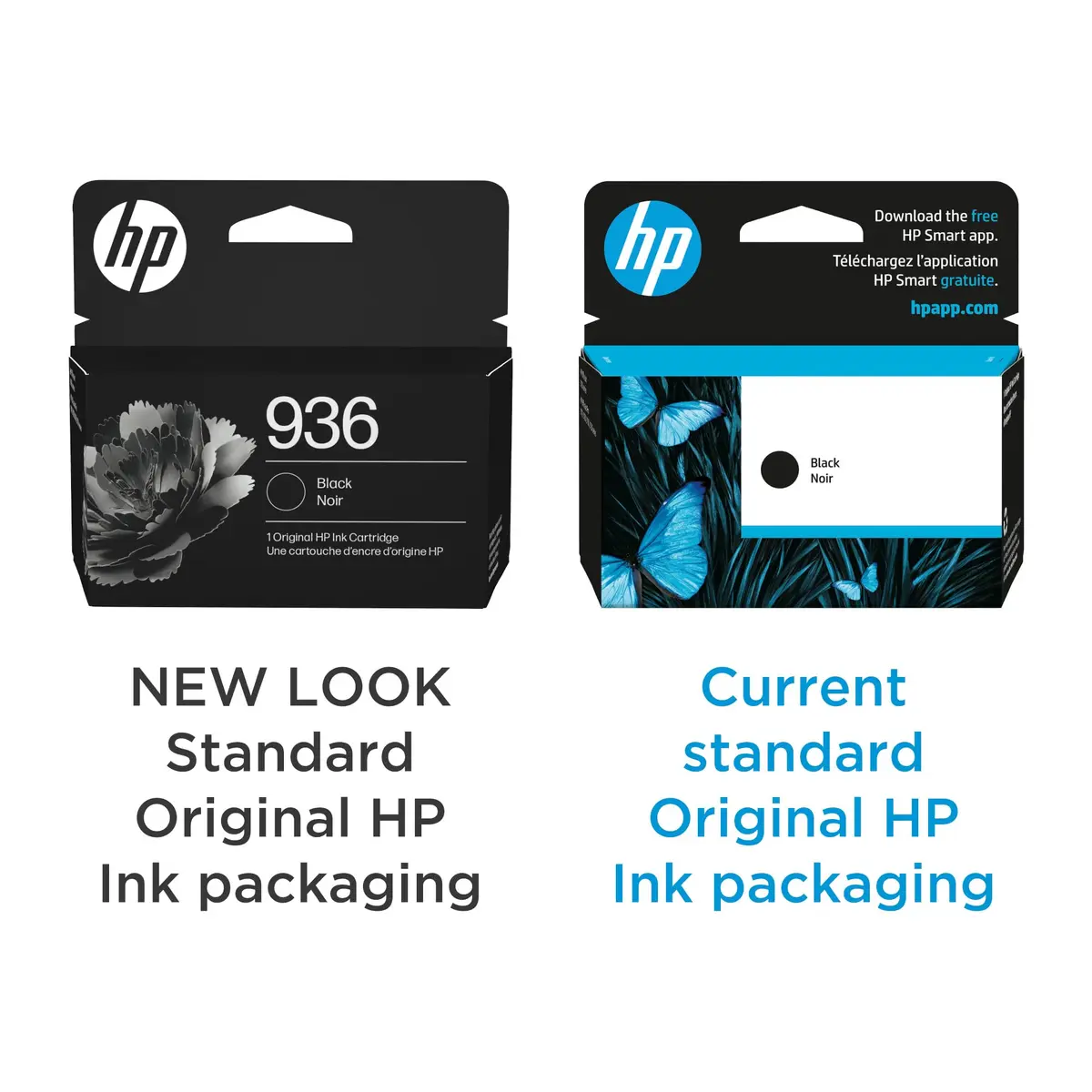 HP 936 Black Original Ink Cartridge | 1250 Pages | Fade Resistant - view 3