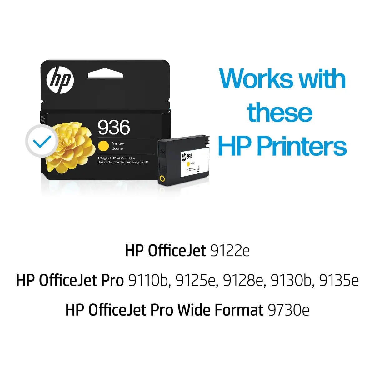 HP 936 Yellow Ink Cartridge | 800 Pages | Fade Resistant | Eligible for Instant Ink - view 2