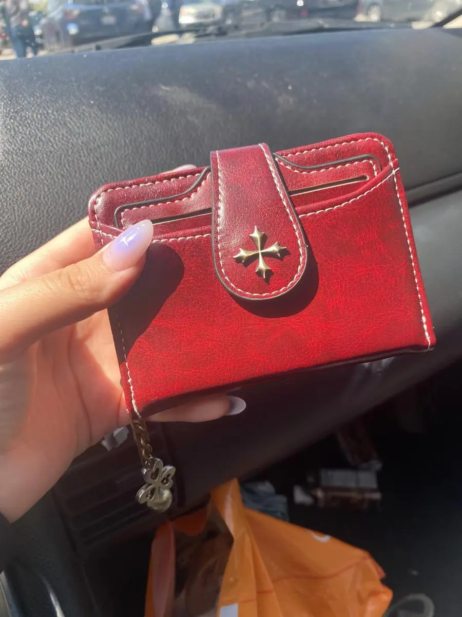 GGOOB Small Wallet for Women Zip Bifold Brown | Compact & Roomy with Zipper Coin Pocket - view 11