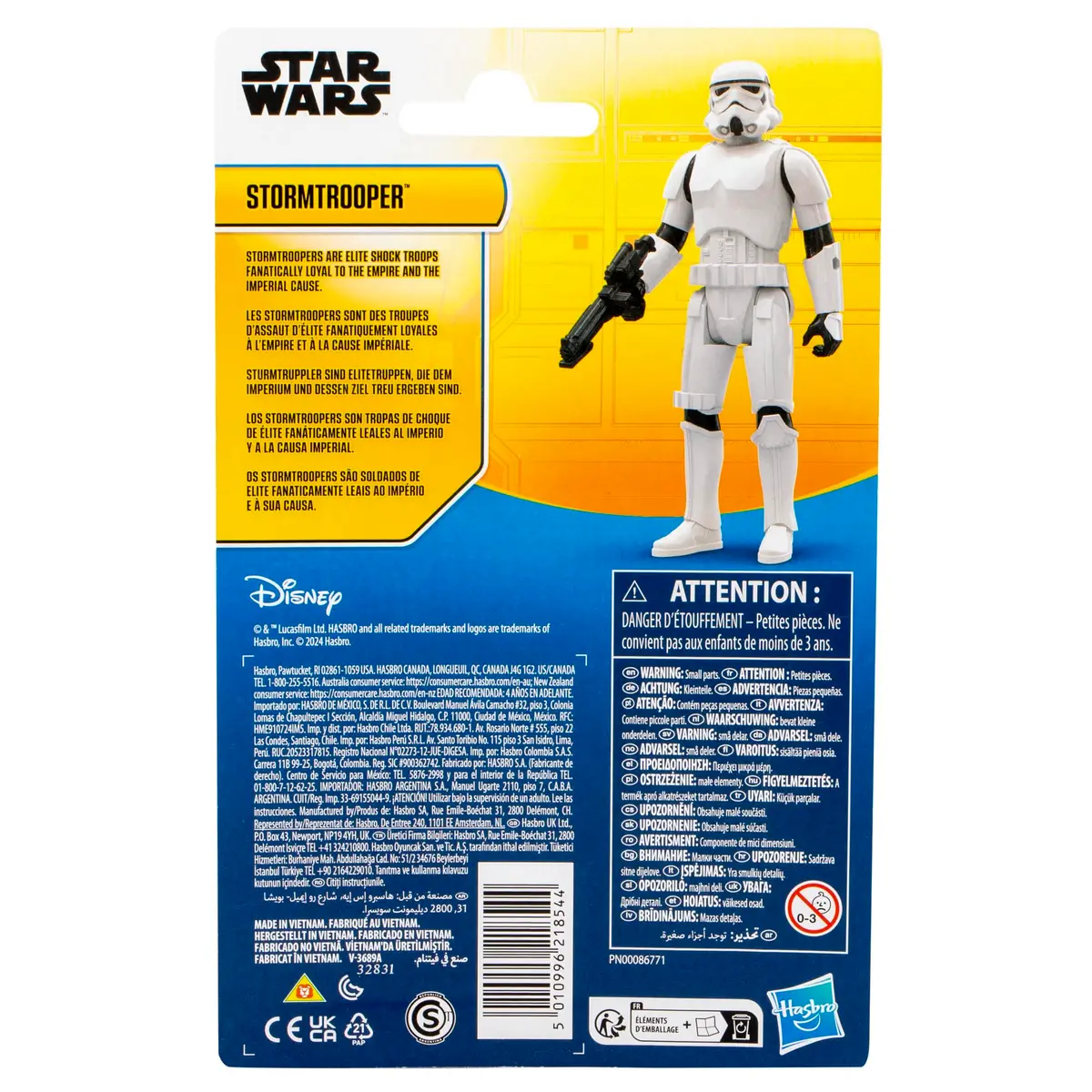 STAR WARS Epic Hero Series Stormtrooper 4-Inch (10 cm) Action Figure with Blaster Accessory | Poseable Play for Kids 4+ - view 5