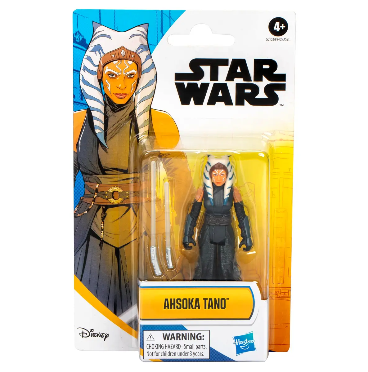 STAR WARS Epic Hero Series Ahsoka Tano 4-Inch Action Figure with 2 Accessories | Poseable Play for Kids 4+ - view 4