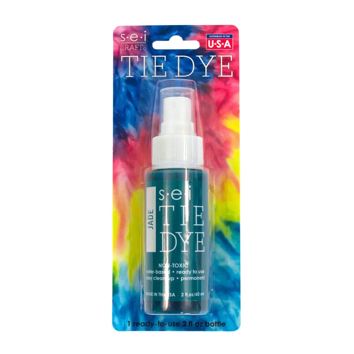 S·E·I Jade Tie Dye Spray Bottle 2oz (59ml) | Non-Toxic Permanent Fabric Dye for Clothing - view 4