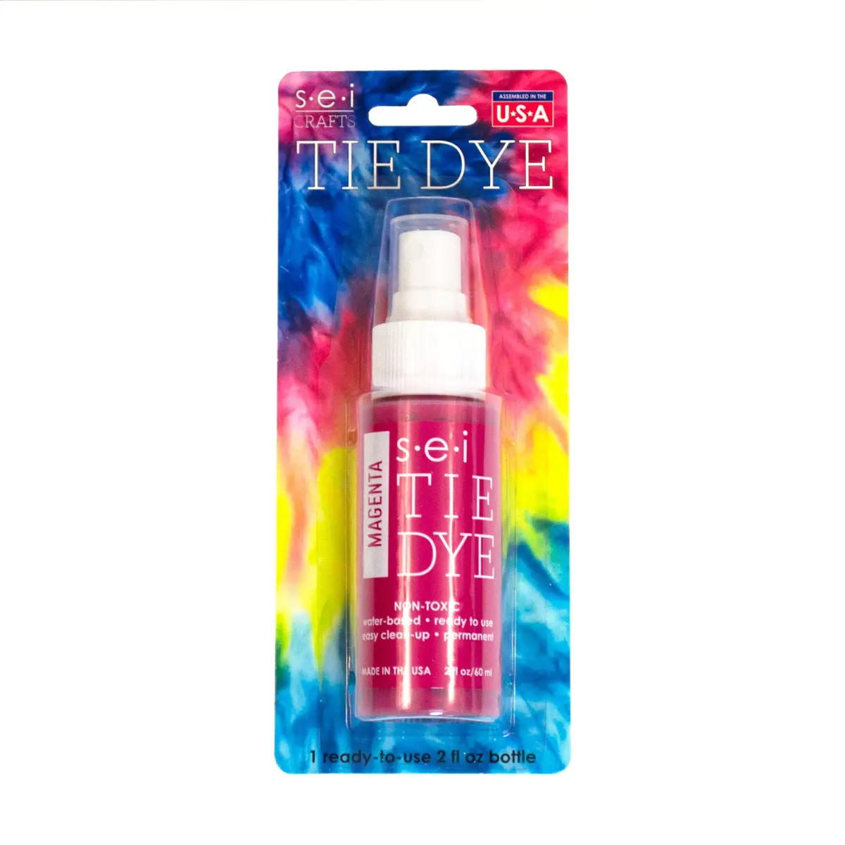 S·E·I Desert Magenta Tie Dye Spray Bottle 2oz (59ml) | Permanent Clothing Dye for DIY Projects - view 4