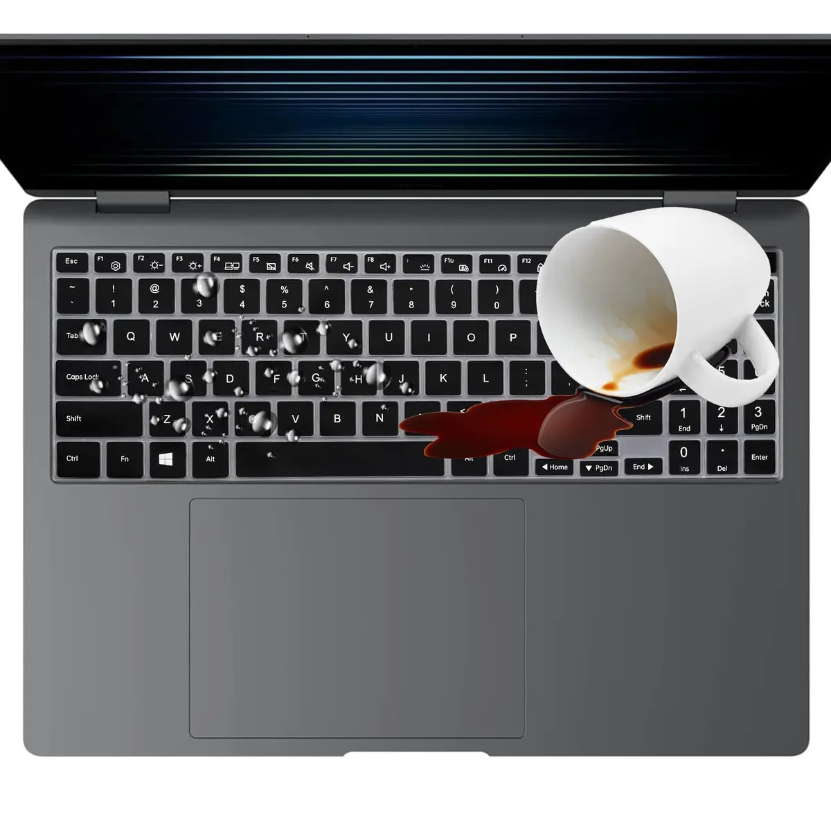 MUBUY-GOL Keyboard Cover for Samsung Galaxy Book 5/4/3 15.6"/16" | US Layout, Waterproof & Washable - view 6