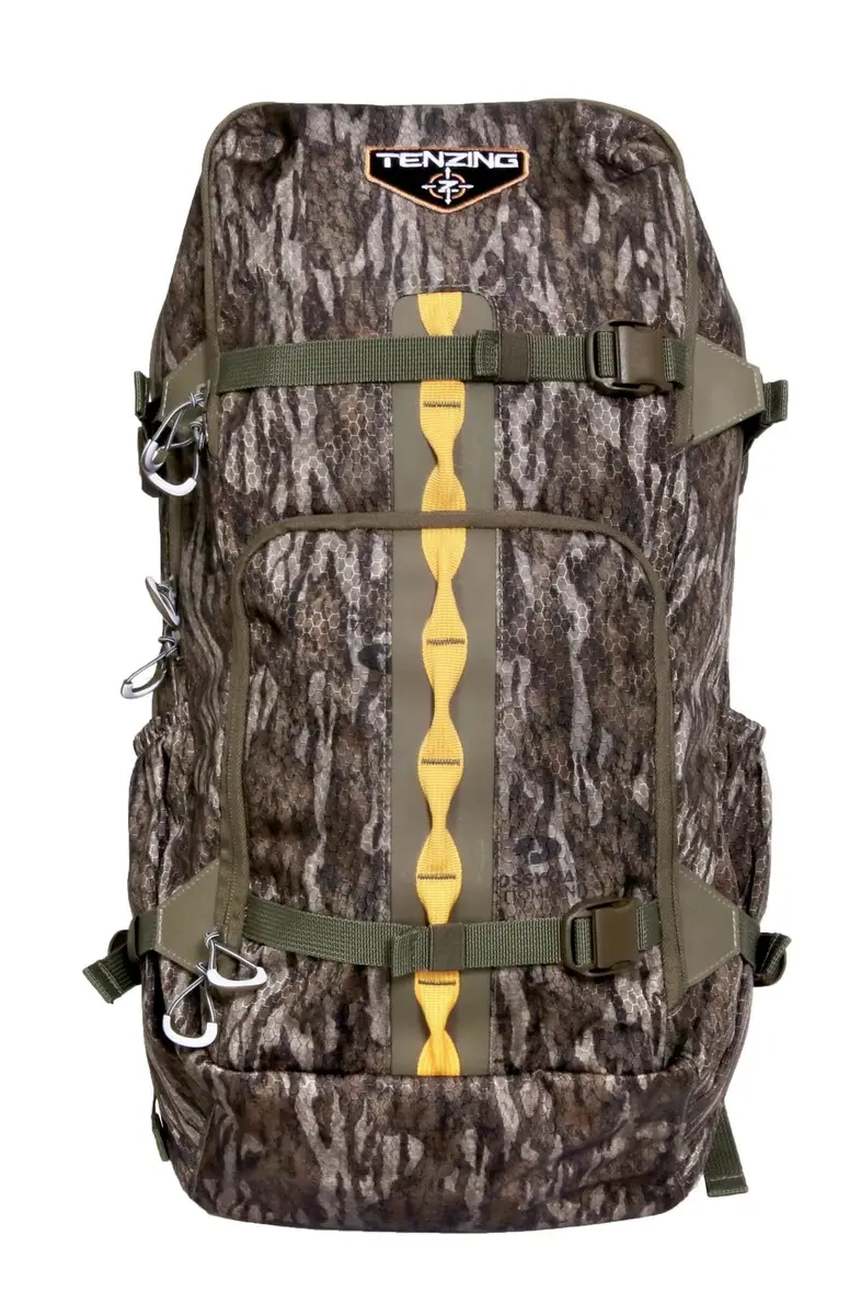 TENZING 1200 Whitetail Day Pack Mossy Oak Bottomlands | Durable Camo Hunting Backpack (70-120c) - main product image