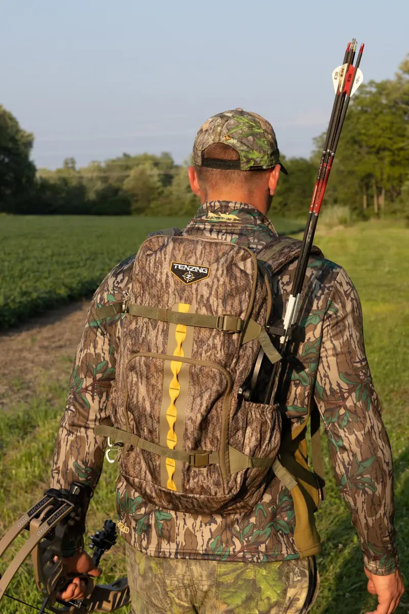 TENZING 1200 Whitetail Day Pack Mossy Oak Bottomlands | Durable Camo Hunting Backpack (70-120c) - view 2