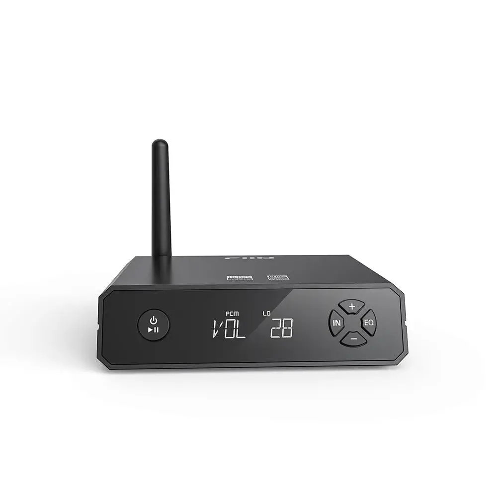 FiiO BR13 HiFi Bluetooth 5.1 Receiver with USB DAC, LDAC/aptX Low Latency, OLED Display & RCA Optical Coaxial Output | Upgrade Your Old Stereo System - main product image