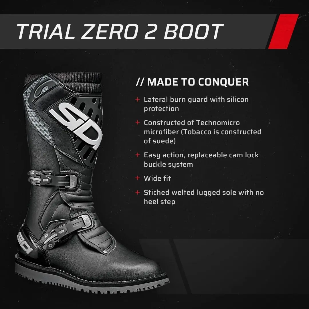 Sidi Trial Zero 2 Off-Road Boots | Durable Lightweight Trail Footwear (70-120 chars) - view 9