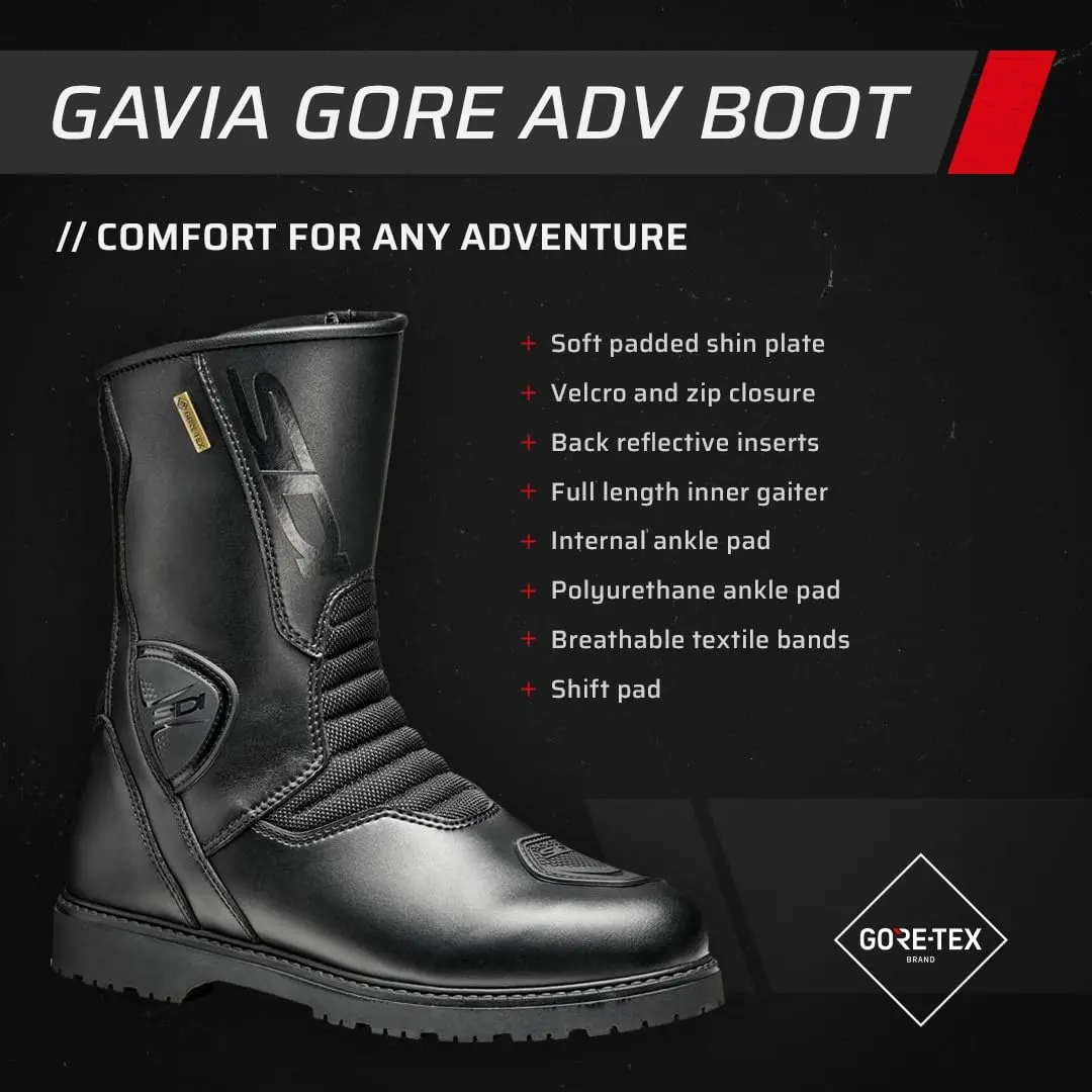 Sidi Gavia Gore Adventure Touring Motorcycle Boots | Waterproof Breathable Microfiber (11 US) for Men - view 8