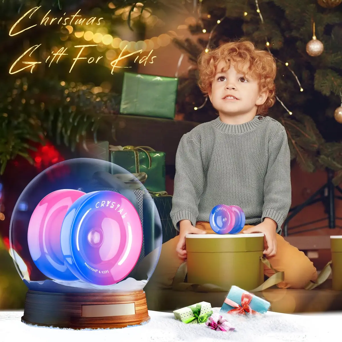 MAGICYOYO K2 Crystal Responsive Yoyo for Kids 8-12, Beginner Yo-yo with Dual Modes & Accessories (Blue Pink Gradient) - view 8
