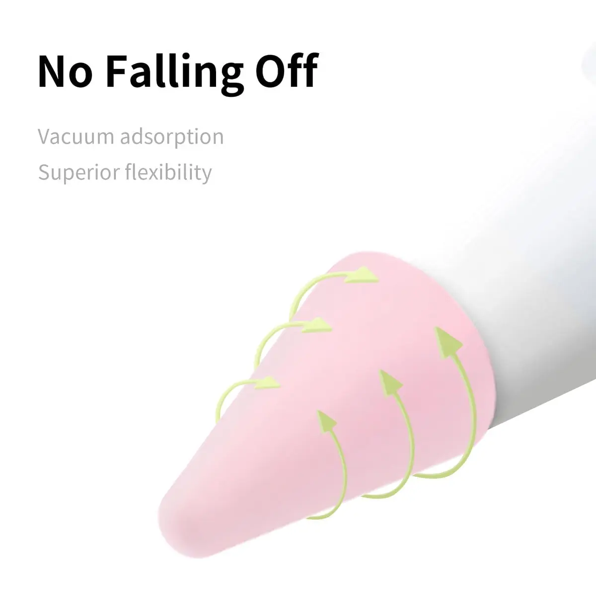 YBSUCLD Silicone Pencil Nib Sleeves for Apple Pencil 1/2/Pro/USB-C, Pink (100 Count) - view 7