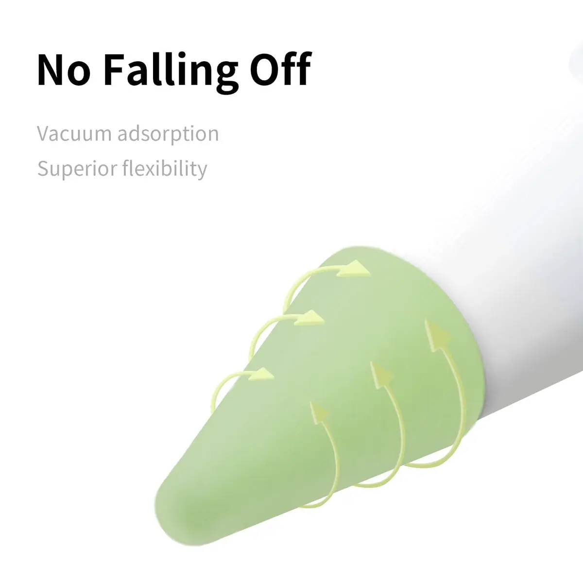 YBSUCLD Silicone Pencil Nib Sleeves for Apple Pencil 1/2/Pro/USB-C, 100pcs Green | Protects Screen & Extends Tip Life - view 7