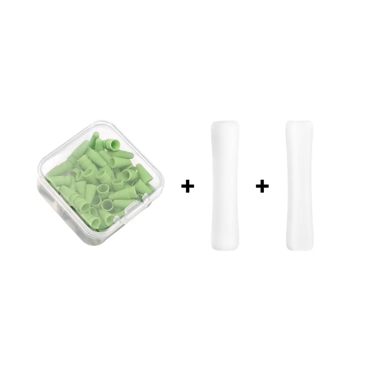 YBSUCLD Silicone Pencil Nib Sleeves for Apple Pencil 1/2/Pro/USB-C, 100pcs Green | Protects Screen & Extends Tip Life - view 8