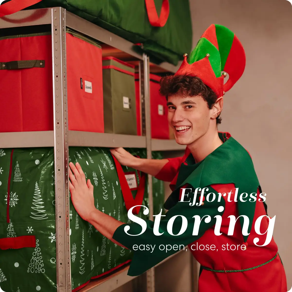 Handy Laundry Christmas Tree Storage Bag for 7.5 Foot Artificial Trees | Durable Waterproof Material with Handles - view 7