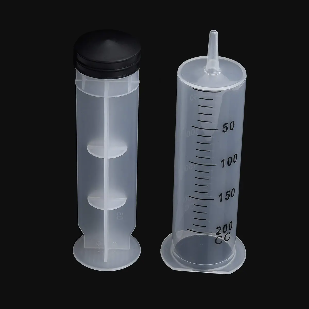 A AKRAF 200ml Reusable Syringe with Tip Adapters | Leak-Proof, Hygienic, Large Plastic Garden Syringe - view 3