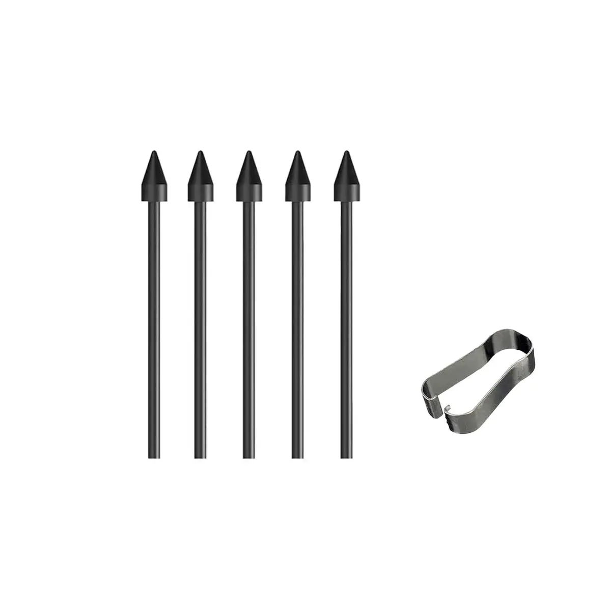 CaoXiong Titanium Alloy S Pen Nibs for Samsung Galaxy Tab S6 Lite Stylus Pen Tips with Tweezer (5 Pcs) - main product image