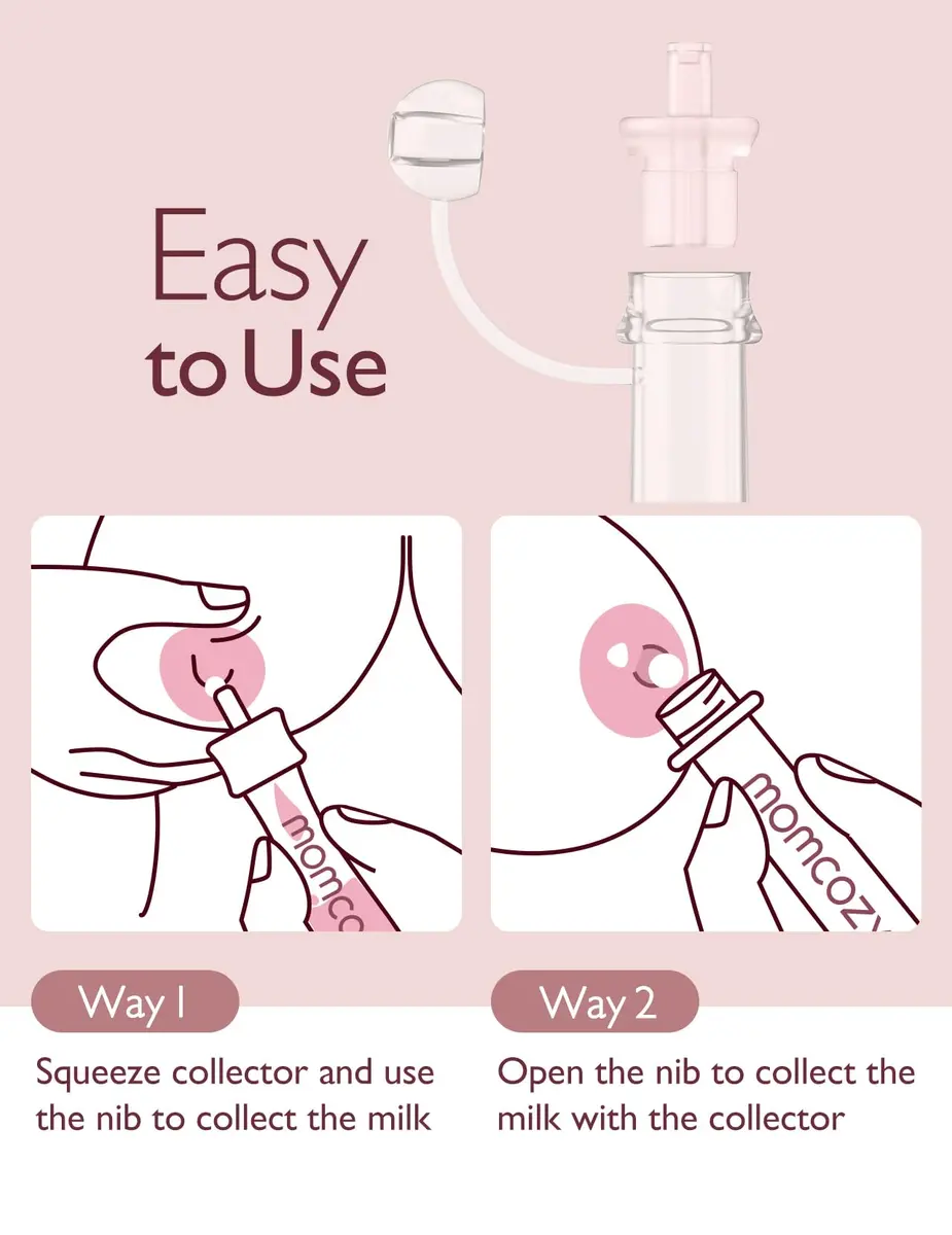 Momcozy Colostrum Collector 5ml Silicone Containers | 12-Pack BPA-Free, Reusable, Ready-to-Use - view 6