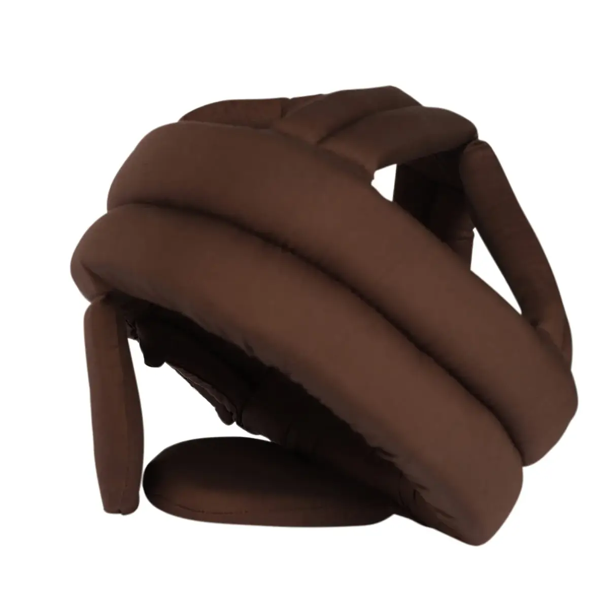 PENINSULA LOVE Elderly Protective Hat Thick Soft Helmet for Seniors - Adjustable Safety Bump Cap (Coffee) - view 7
