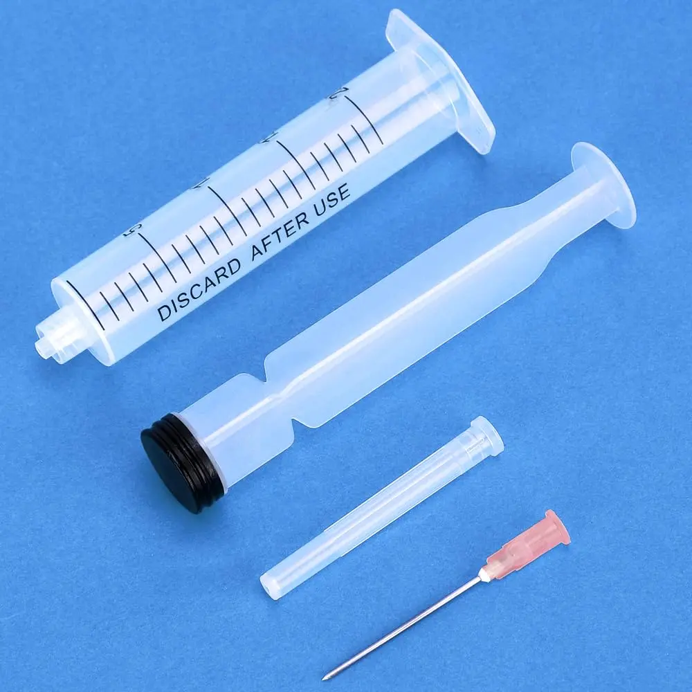 A AKRAF Disposable Syringes 20ml with Needle 18G 1.5" | Sterile Lab & Craft Tool - view 6